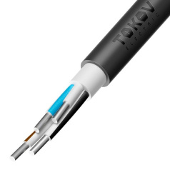 Кабель силовой алюминиевый АВВГнг(А)-LS TOKOV ELECTRIC, 4х6 мм², ОК (N), 660 В [00-00036599]