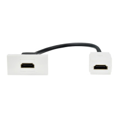 Розетка IEK PRIMER РКМ-10-00-П HDMI M/M (1 модуль) белая [PR-KK40D-RH-0-1-K01]