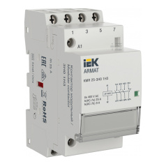 Контактор модульный IEK ARMAT KMR 25А 24В AC/DC 3НО 1НЗ [AR-KMR20-025-31-024]