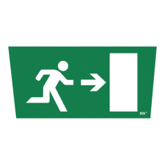 Самоклеящаяся этикетка IEK 310х280 мм, Выход/стрелка направо [LPC10-1-31-28-VNAPR]