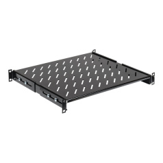 Полка стационарная ITK, 400 мм, черная [FS05-400PI-R]