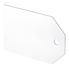 Бирки маркировочные пластиковые Fortisflex У-Домик 150x100 мм [67394]