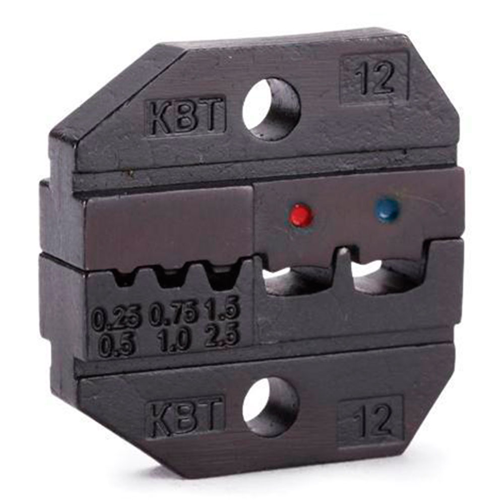 Номерная матрица КВТ МПК-12 для опрессовки изолированных и втулочных наконечников [69965]