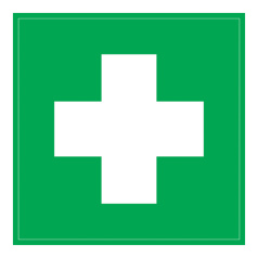 Самоклеящаяся этикетка IEK 150х150 мм, Медицинская аптечка [YPC20-MEDAP-2-010]