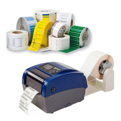 Вставка для контейнеров Brady BPT-105-7599 полиэтилен, 8 х 15 мм, белая матовая, 5000 шт [brd236797]