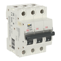 Автоматический выключатель IEK ARMAT M10N 3P B 8А [AR-M10N-3-B008]