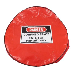 Ограничитель доступа в замкнутое пространство, полиэстер, Ø 720 мм, красный [gwrD73-2]