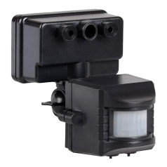 Датчик движения IEK ДД 019, 1100 Вт, 120°, 12 м, черный, IP44 [LDD13-019-1100-002]