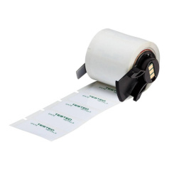 Этикетки Brady M6‐30‐423‐TEST полиэстер, 19.05 х 38.1 мм, зеленые на белом, 250 шт [brd173806]