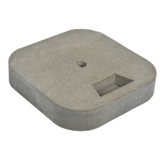 Основание бетонное для мачты IEK, 400 х 400 х 50 мм [ZML10D-CB-08-400]