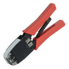 Инструмент обжимной ITK RJ-45/12 с храповым механизмом вертикальный обжим [TM1-B11V]