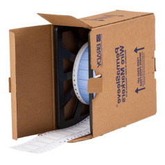 Термоусадочный маркер Brady PS-375-150-WT, 38.1 х 16.4 мм, белые, 1000 шт [brd32616]