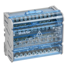 Шины IEK TEKFOR на DIN-рейку (кросс-модуль) ШНК 4х11 3L+PEN [TF-DN10-4-11-125]