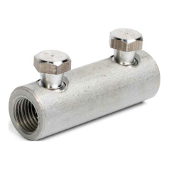 Соединитель болтовой КВТ 2СБ-10/25 с рядным расположением болтов [65813]