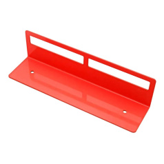 Станция-кронштейн стальная на 10 замков, длина 270 мм, красный [gwrU10]