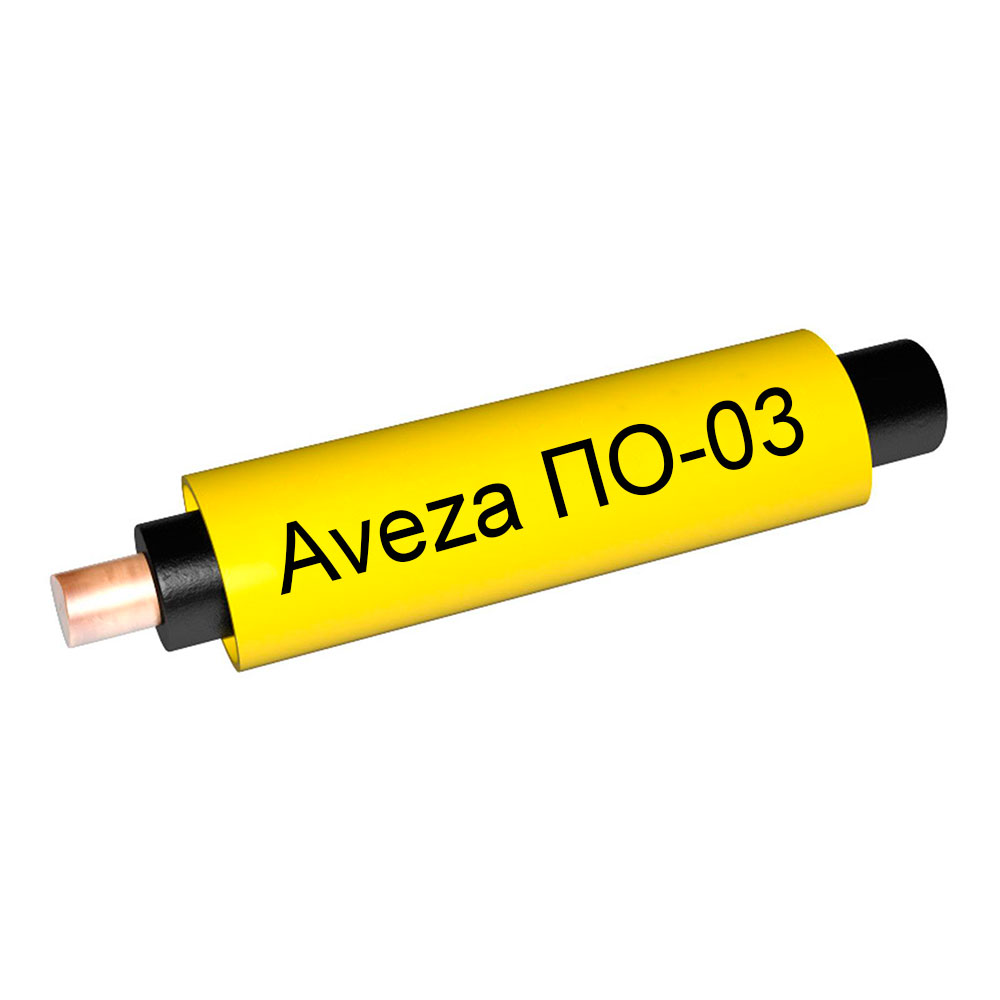 Профиль овальный Aveza ПО-03 на провод 0.75 мм², желтый, 250 м