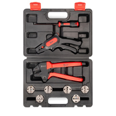 Набор КВТ СКМ-2 ПРОФИ для резки, снятия изоляции и опрессовки [102352]