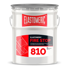Огнезащитное вспучивающееся покрытие Elastomeric 810 Fire Stop, серое, 20 кг