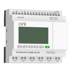 Модуль коммуникационный (модуль ПЛК) 430 ONI ЦПУ 6 DI 6 UI 6 RO 24В DC [PLR-430-CPU-12U06R-1DC-00]