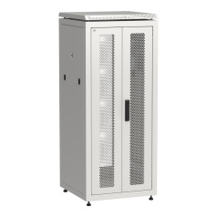 Шкаф сетевой 19" ITK LINEA N 28U 600х600 мм, серый [LN35-28U66-2PP]