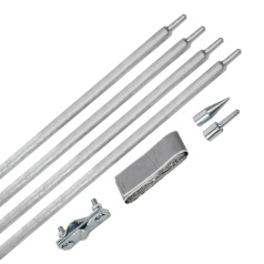 Комплект заземления IEK 6/20 безмуфтовое соединение, оцинкованная сталь HDZ [ZKZ11-14-020-06]