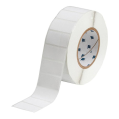 Этикетки Brady THT-17-408-3 cинтетическая бумага, 50.8 х 25.4 мм, белые, 3000 шт [brd35655]