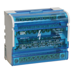 Шины IEK на DIN-рейку (кросс-модуль) ШНК 4х11 3L+PEN [YND10-4-11-125]