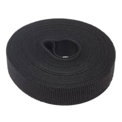 Лента-липучка многоразовая Rexant 20 мм х 5 м, черная [07-7526]