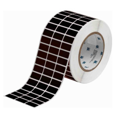 Этикетки Brady THT-5-8117-10 полиэстер, 25.4 х 12.7 мм, черные матовые, 10000 шт [brd148170]