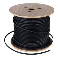 Кабель греющий саморегулирующийся для труб, водостоков, крыш Rexant 40КНС 2ЛП-ЭЛ-65/85, 40Вт/м, UV, экранированный [51-0255]