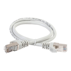 Коммутационный шнур (патч-корд) ITK категория 5E, FTP, 5 м, серый [PC01-C5EF-5M]