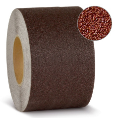Противоскользящая лента коричневая, 100 мм х 18.3 м