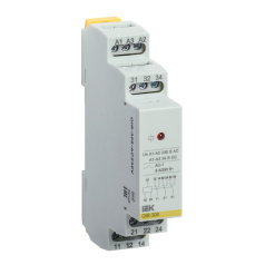Реле промежуточное модульное OIR IEK 3 контакта 8А 230В AC [OIR-308-AC230V]