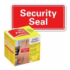 Этикетки в диспенсере Avery Zweckform охранная пломба "Security Seal" 78х38 мм (100 шт) [7310]