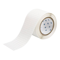 Этикетки перемещаемые Brady THT-1-498-10 винил, 6.35 х 19.05 мм, белые, 10000 шт [brd62678]