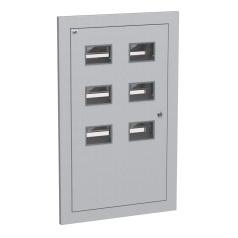 Корпус металлический IEK ЩЭ-6-2, 890х550х157 мм, 36, УХЛ3, IP31, серый [MKM44-06-31]