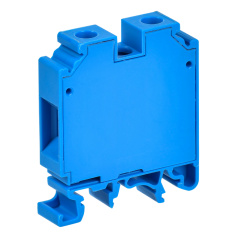 Клеммная колодка проходная IEK "ARMAFIX" CTS 25 мм², ноль, синяя [YCT10-00-K07-025]