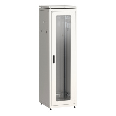 Шкаф сетевой 19" ITK LINEA N 42U 600х600 мм, серый [LN35-42U66-G]