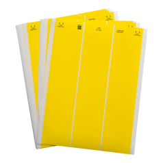 Этикетки Brady ELAT-21-747-YL на листах А4, 63 х 25 мм, желтые (34 листа) [brd29859]