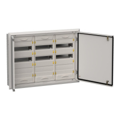 Корпус металлический IEK TITAN 5 ЩРв-108 (3х36), 630х885х130 мм, IP31, серый [TI5-50-V-3X036-31-7035]
