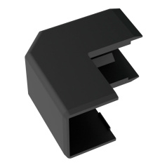 Угол внешний 90° Kopos LHD 20X20, 8626 (FB), черный