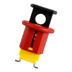 Блокиратор Brady полюсных автоматов ABB MS325, нейлон и сталь, со средним зажим, ширина зажима 15.8 мм, красный (6 шт) [gws149434]