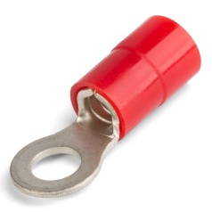 Наконечник кольцевой изолированный КВТ НКИ(н) 10-6 с нейлоновой манжетой [61773]