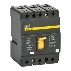 Автоматический выключатель IEK ВА88-33 3Р 160А 35кА [SVA20-3-0160]