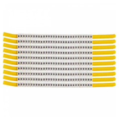 Клипсы для проводов Brady SCN-18-B диаметр 4.6-5.9 мм, легенда "B", белые, 300 шт [brd133311]