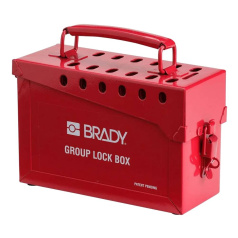 Бокс групповой стандартный для 13 замков, сталь, красный [gws65699]