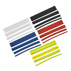 Набор термоусаживаемых трубок IEK ТТУ нг-LS 2/1-4/2-6/3-8/4, 20х8 см [UDRS-D2-D8-10-1]