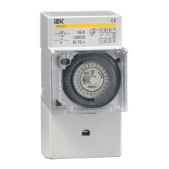 Таймер аналоговый ТЭМ181 IEK KARAT 16А 230В на DIN-рейку [MTA20-16]
