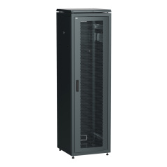 Шкаф сетевой 19" ITK LINEA N 42U 600х600 мм, чёрный [LN05-42U66-P]