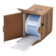 Термоусадочный маркер Brady PS-094-2-WT-S, 50.8 х 4.6 мм, белые, 500 шт [brd32142]